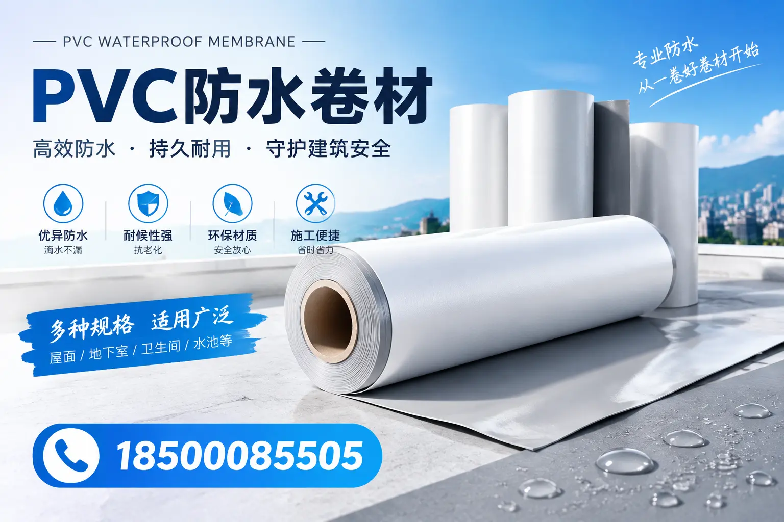 如何选择适合的PVC防水卷材？专家为您解答衡阳的需求